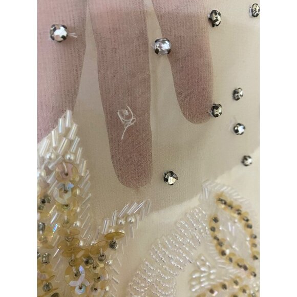 NWT DeadStock Sho Max Origionals Beaded Long Sleeve Top - Small/Medium - Picture 2 of 16